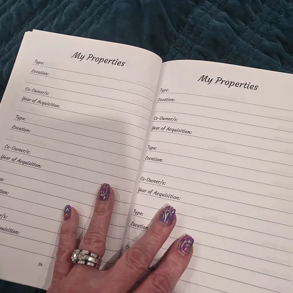 Floral End of Life Organizer Planner - Picture 5 of 11